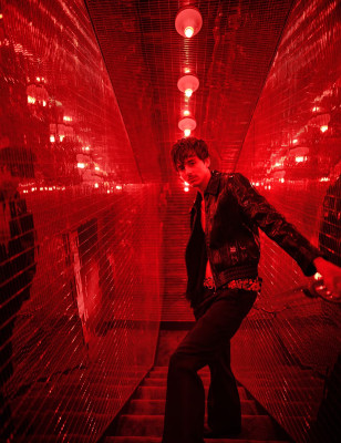 Timothée Chalamet by Greig Fraser for W Directors Issue (Bar Marmont, LA, 2025)