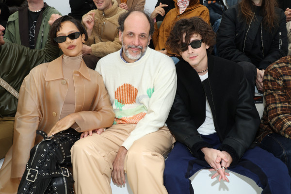 Timothée Chalamet - Loewe Menswear FW 2023-2024 Show at PFW 01/21/2023