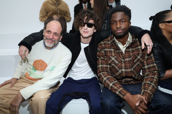 Timothée Chalamet - Loewe Menswear FW 2023-2024 Show at PFW 01/21/2023