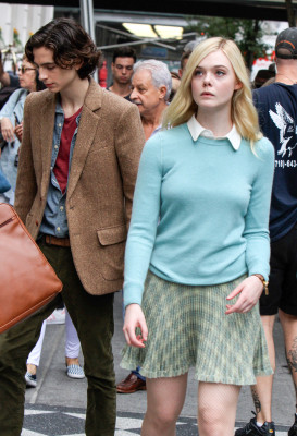 Timothée Chalamet - A Rainy Day in New York (2019) On Set in New York 09/26/2017