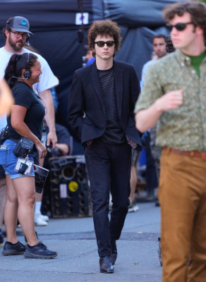 Timothée Chalamet - 'A Complete Unknown' On Set in Hoboken, New Jersey 05/28/24