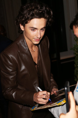 Timothée Chalamet - Chanel Dinner to Celebrate &#039;BdC&#039; Campaign in NY 09/30/2023