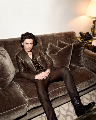 Timothée Chalamet by Julian Ungano for &#039;BdC&#039; Campaign Dinner in NY 09/30/2023