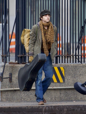 Timothée Chalamet - 'A Complete Unknown' On Set in New York 03/17/2024