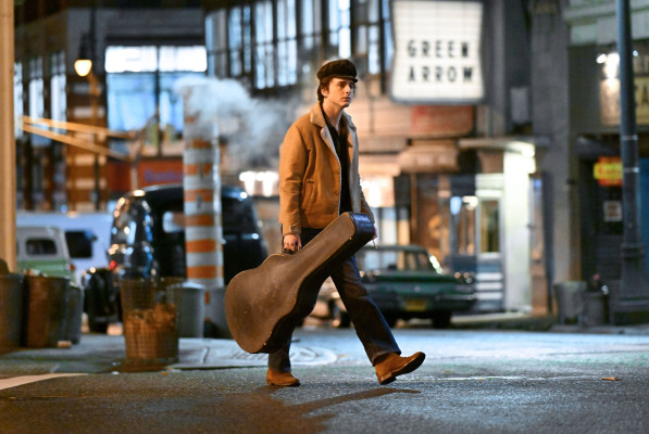 Timothée Chalamet - 'A Complete Unknown' On Set in Paterson, New Jersey 04/09/24