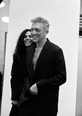 Vincent Cassel + Tina Kunakey for The Kooples // 2021