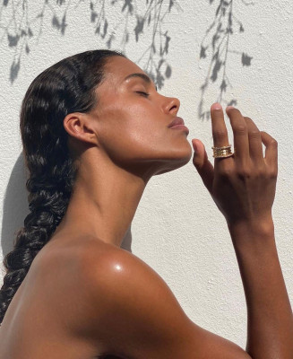 Tina Kunakey by Monsieurtok for Bvlgary // Spring 2021