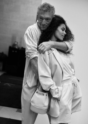 Vincent Cassel + Tina Kunakey for The Kooples // 2021