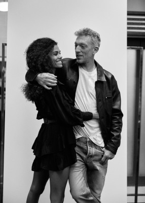 Vincent Cassel + Tina Kunakey for The Kooples // 2021