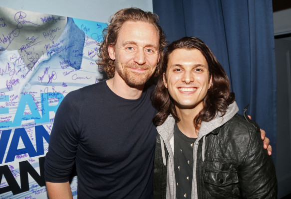 Tom Hiddleston - Backstage at the &#039;Dear Evan Hansen&#039; on Broadway 10/13/2019