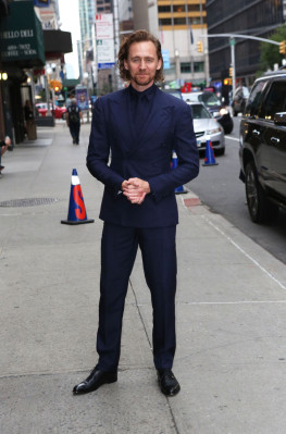 Tom Hiddleston - The Late Show with Stephen Colbert in New York 09/16/2019