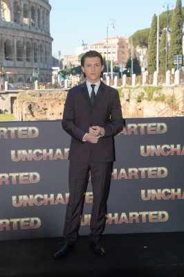 Tom Holland- 'Uncharted' Rome Photocall