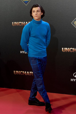 Tom Holland-'Uncharted' Madrid Premiere