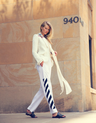 Toni Garrn - photoshoot for THE EDIT FROM NET-A-PORTER by David Bellemere