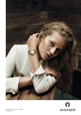 Toni Garrn - photoshoot for AIGNER FALL/WINTER CAMPAIGN