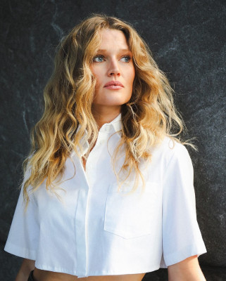 Toni Garrn at Michael Kors Fashion Show in New York