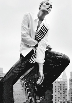 Toni Garrn - Elle Germany By Adam Franzino