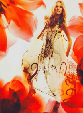 Toni Garrn ~ Etro Spring/Summer 2009 by Michelangelo di Battista