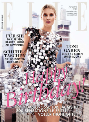 Toni Garrn - Elle Germany By Adam Franzino