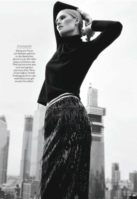 Toni Garrn - Elle Germany By Adam Franzino