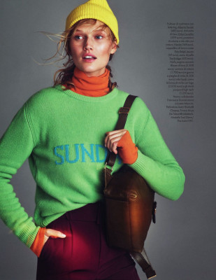 TONI GARRN in Elle Magazine, Italy November 2019