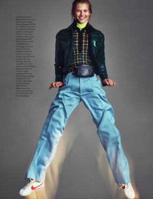 TONI GARRN in Elle Magazine, Italy November 2019