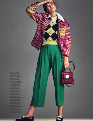 TONI GARRN in Elle Magazine, Italy November 2019