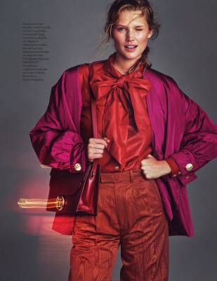 TONI GARRN in Elle Magazine, Italy November 2019