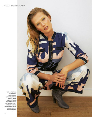 TONI GARRN in Grazia Magazine, Italy July 2020