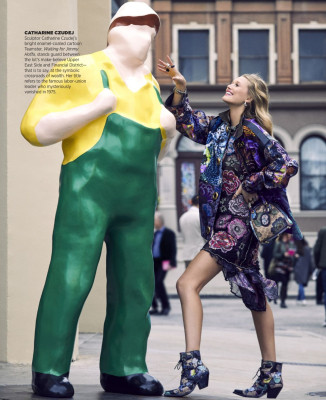 TONI GARRN in Harper’s Mazaar Magazine, June/July 2019