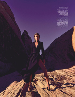 TONI GARRN in Harper’s Bazaar Magazine, Spain January 2020