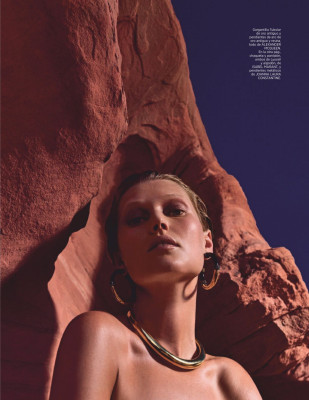 TONI GARRN in Harper’s Bazaar Magazine, Spain January 2020
