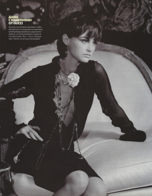 Trish Goff ~ ELLE Russia November 2000