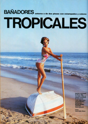 Tyra Banks by Carlo Dalla Chiesa for  Vogue Spain // June 1992.