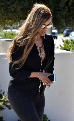 Tyra Banks out in Beverly Hills
