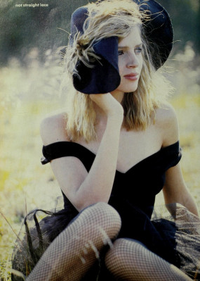 Uma Thurman ~ Mademoiselle January 1987 by Hans Feirer