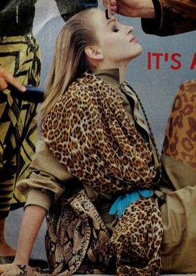 Uma Thurman for MADEMOISELLE US Feb 1987
