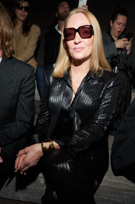 Uma Thurman - Tom Ford Fashion Show in Milan 