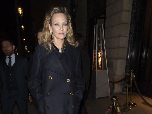 Uma Thurman – Boucheron Cocktail Party in Paris 01/20/2019