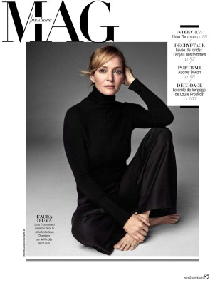 Uma Thurman – Madame Figaro 04/19/2019 Issue