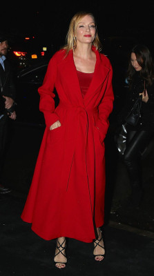 Uma Thurman – Versace Pre-Fall 2019 fashion show in NYC