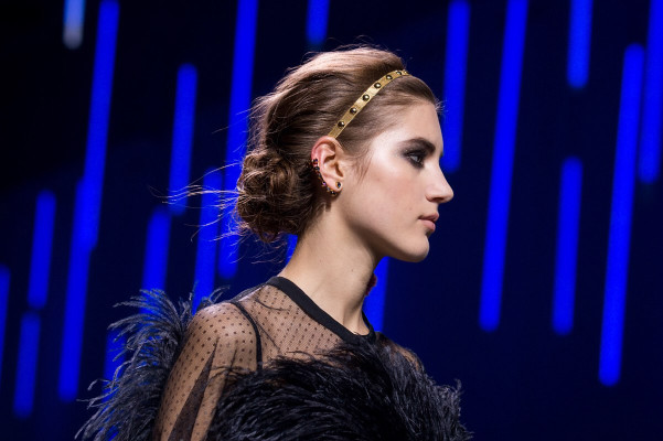 Valery Kaufman - Elie Saab FW 2017 Show at Paris Fashion Week 03/04/2017 