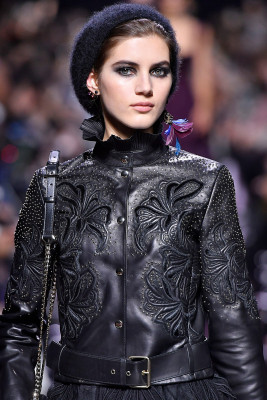 Valery Kaufman - Elie Saab FW 2017 Show at Paris Fashion Week 03/04/2017 