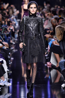 Valery Kaufman - Elie Saab FW 2017 Show at Paris Fashion Week 03/04/2017 