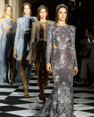 Valery Kaufman - Zuhair Murad Couture FW 2018 Show in Paris 07/04/2018