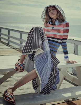 Valery Kaufman - Elle Italia July 2018 by David Burton