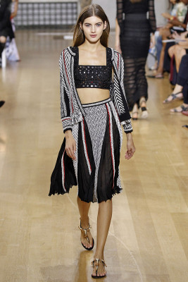 Valery Kaufman - Oscar de la Renta SS 2017 Show at NY Fashion Week 09/12/2016