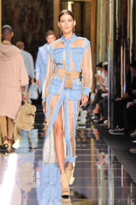 Valery Kaufman - Balmain Menswear SS 2017 Show at PFW 06/25/2016