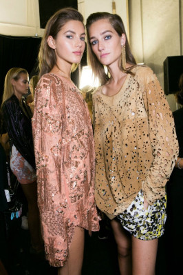 Valery Kaufman - Roberto Cavalli SS 2016 Show at MFW 09/26/2015