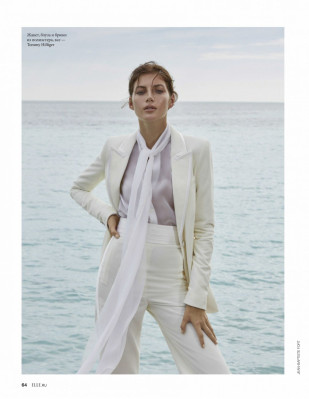 VALERY KAUFMAN in Elle Magazine, Russia January 2020